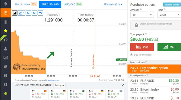 IQ Option Trading Platform